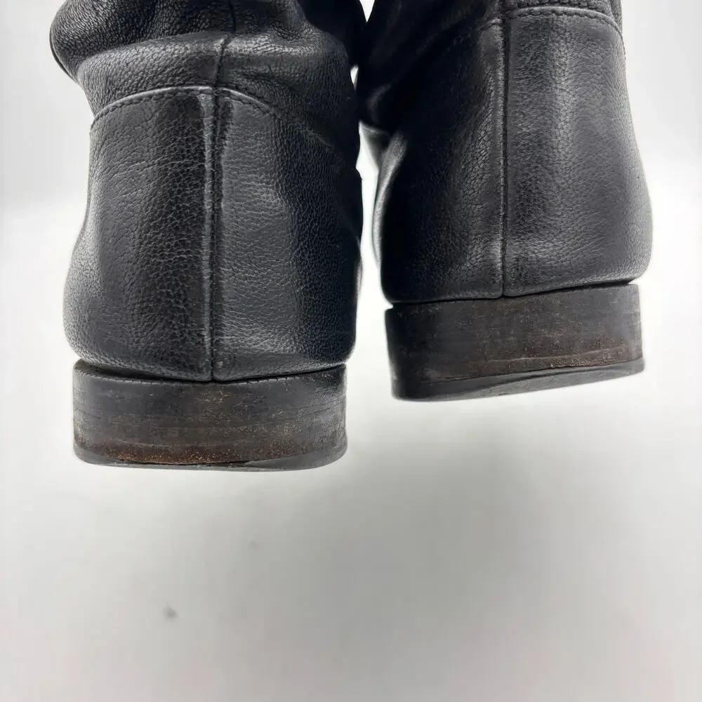 Vintage Maison Martin Margiela Riding Boots Women's 37.5 US 7.5 Black